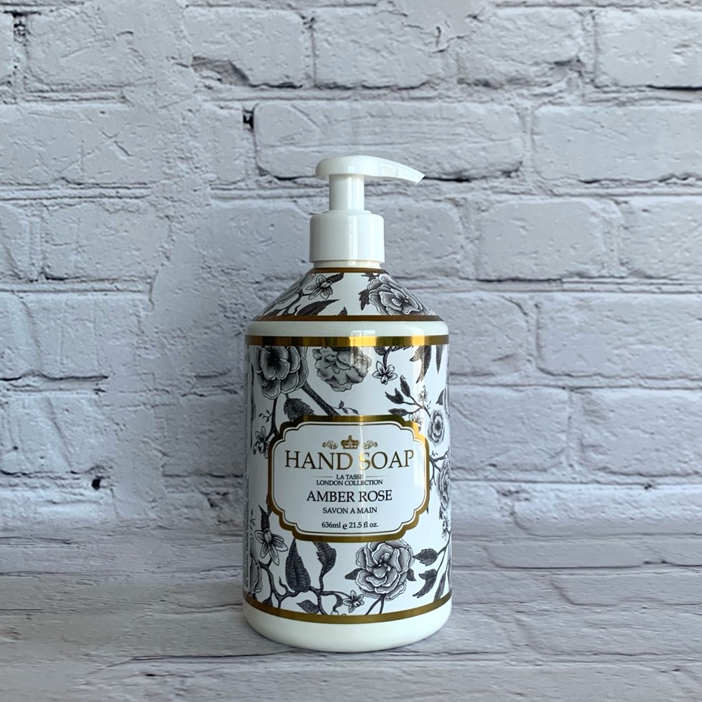 🌸H&B Co. La Tasse London Coll. AMBER ROSE 🖐Soap